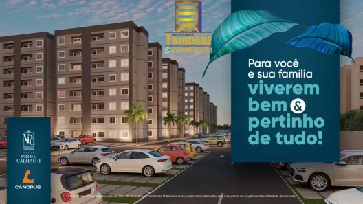 Apartamento com 3 Quartos à venda, 64m² no Alto do Calhau, São Luís