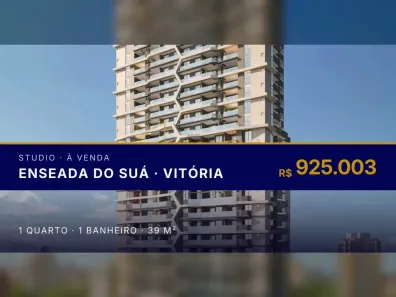 Apartamento com 1 Quarto à venda, 39m² no Enseada do Suá, Vitória