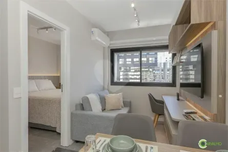 Apartamento com 1 Quarto para venda ou aluguel, 35m² no Boa Vista, Porto Alegre