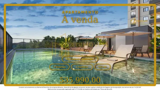 Apartamento com 3 Quartos à venda, 111m² no Conjunto Jacaraípe, Serra