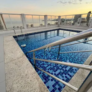 Apartamento com 2 Quartos para alugar, 87m² no Gonzaga, Santos