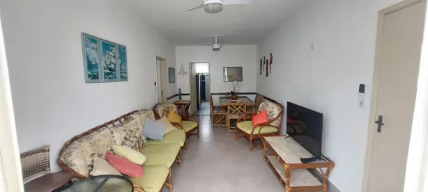 Apartamento com 3 Quartos para alugar, 120m² no Pitangueiras, Guarujá