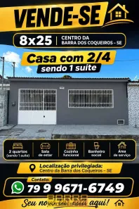 Casa com 2 Quartos à venda, 200m² no Marivan, Barra dos Coqueiros