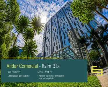 Imóvel Comercial para alugar, 1801m² no Itaim Bibi, São Paulo