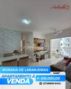 Apartamento com 2 Quartos à venda, 54m² no Morada de Laranjeiras, Serra
