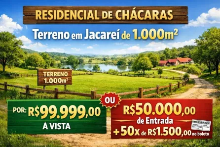 Lote/Terreno à venda, 1000m² no Jardim São Gabriel, Jacareí