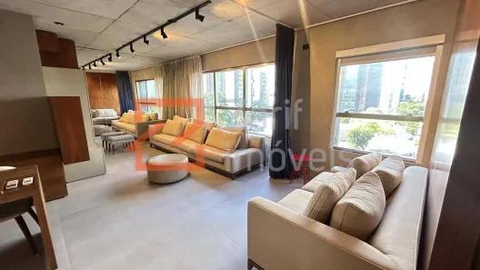 Apartamento com 1 Quarto para alugar, 70m² no Cidade Monções, São Paulo