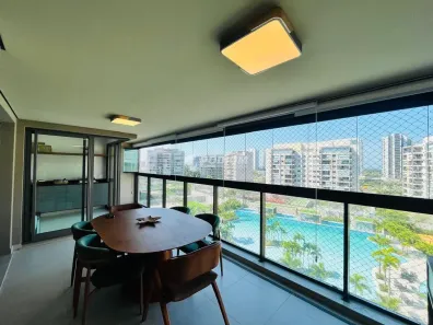 Apartamento com 3 Quartos para alugar, 124m² no Barra da Tijuca, Rio de Janeiro