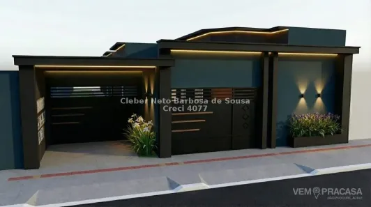 Casa de Condomínio com 2 Quartos à venda, 49m² no São Francisco, Campo Grande