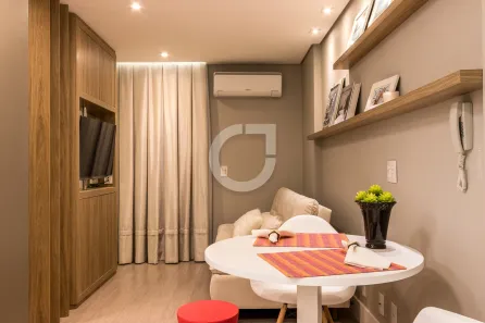 Apartamento com 1 Quarto para alugar, 34m² no Centro, Curitiba