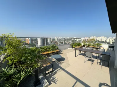 Apartamento com 1 Quarto para venda ou aluguel, 37m² no Indianópolis, São Paulo