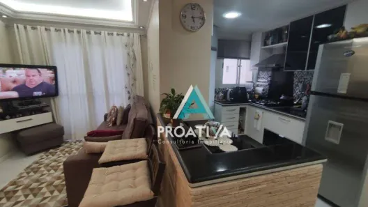 Apartamento com 2 Quartos à venda, 48m² no Vila Palmares, Santo André