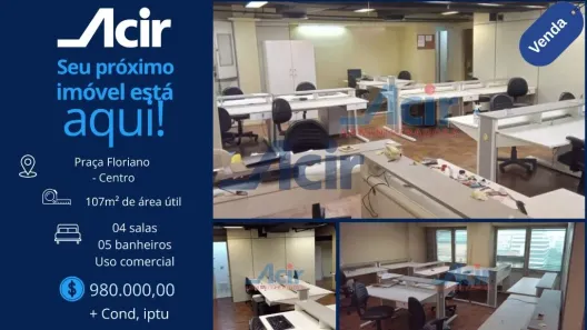 Sala Comercial à venda, 289m² no Centro, Rio de Janeiro