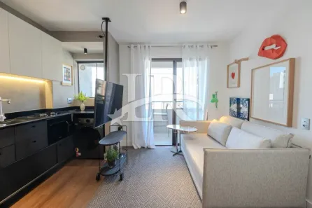 Flat com 1 Quarto para alugar, 40m² no Jardim Paulista, São Paulo