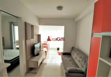Apartamento com 1 Quarto para alugar, 33m² no Brooklin Paulista, São Paulo
