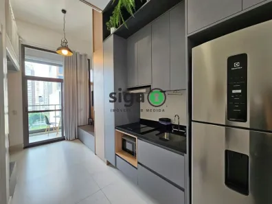 Apartamento com 1 Quarto para alugar, 24m² no Jardim das Acácias, São Paulo