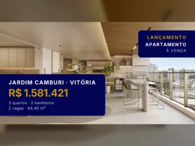 Apartamento com 3 Quartos à venda, 94m² no Jardim Camburi, Vitória