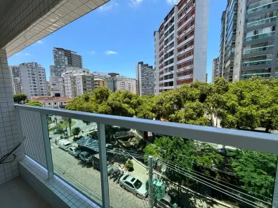 Apartamento com 1 Quarto para alugar, 32m² no José Menino, Santos