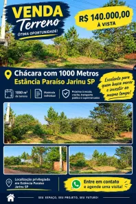 Fazenda/Sítio à venda, 1000m² no Estância Paraiso, Jarinu