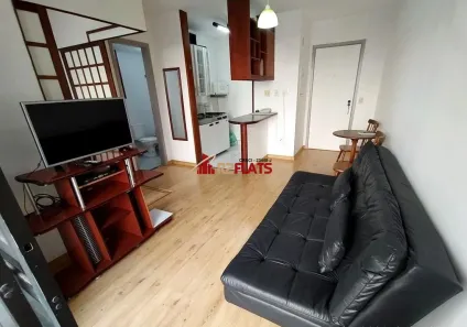Flat com 1 Quarto para alugar, 35m² no Moema, São Paulo