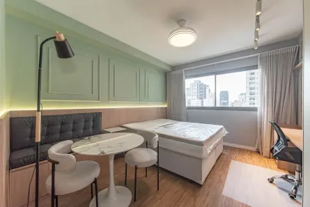 Kitnet com 1 Quarto à venda, 27m² no Santo Amaro, São Paulo