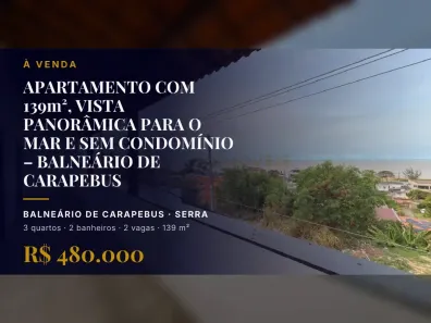 Apartamento com 3 Quartos à venda, 139m² no Balneário de Carapebus, Serra