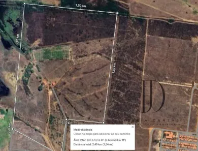 Fazenda/Sítio à venda, 260000m² no , Casa Nova