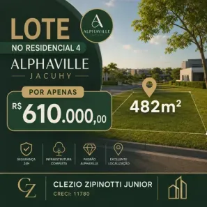 Lote/Terreno à venda, 482m² no Jacuhy, Serra