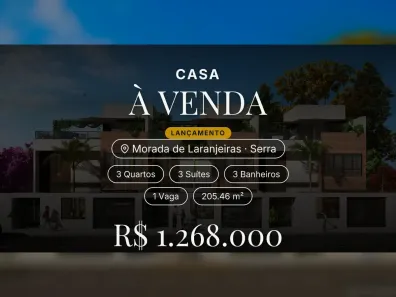 Casa com 3 Quartos à venda, 205m² no Morada de Laranjeiras, Serra