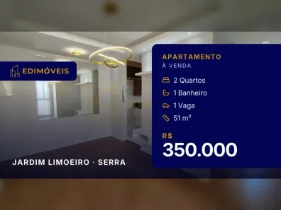 Apartamento com 2 Quartos à venda, 51m² no Jardim Limoeiro, Serra
