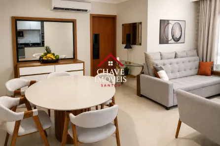 Apartamento com 2 Quartos à venda, 64m² no Gonzaga, Santos