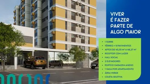 Apartamento com 2 Quartos à venda, 48m² no Jardim Atlântico, Olinda