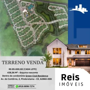 Lote/Terreno à venda, 438m² no Pindoretama, Pindoretama