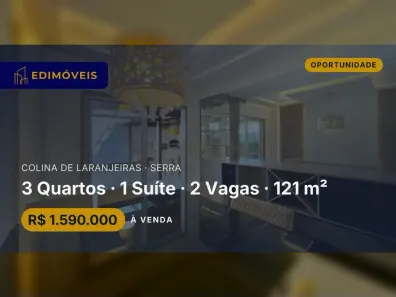 Casa com 3 Quartos à venda, 121m² no Colina de Laranjeiras, Serra