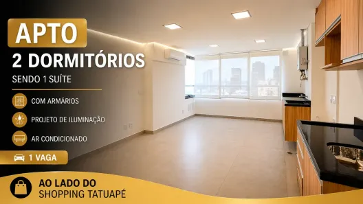Apartamento com 2 Quartos para venda ou aluguel, 63m² no Vila Azevedo, São Paulo