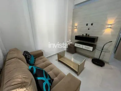 Apartamento com 1 Quarto para alugar, 37m² no Marapé, Santos