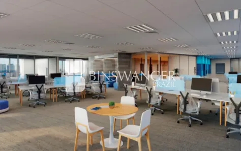 Sala Comercial para alugar, 612m² no Vila Gertrudes, São Paulo