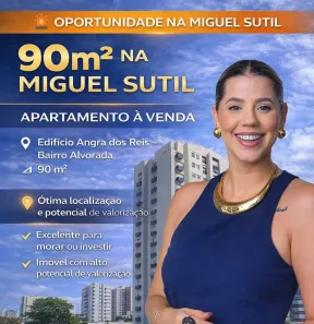 Apartamento com 3 Quartos à venda, 90m² no Alvorada, Cuiabá