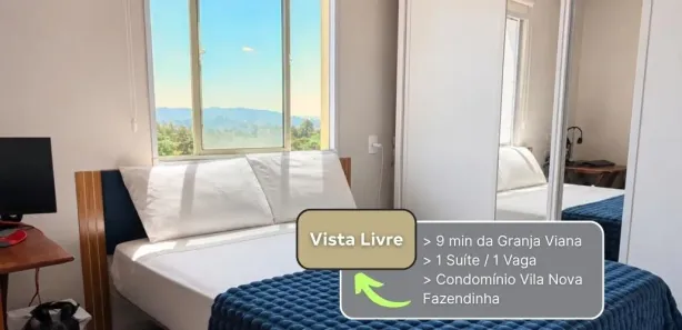 Apartamento com 1 Quarto à venda, 28m² no Pousada dos Bandeirantes, Carapicuíba