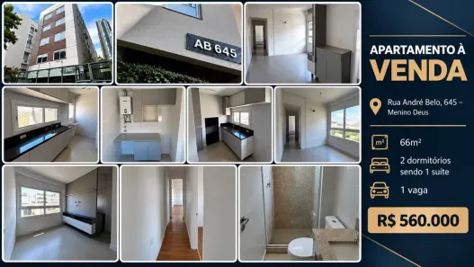 Apartamento com 2 Quartos à venda, 66m² no Menino Deus, Porto Alegre
