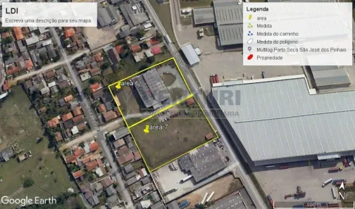 Lote/Terreno para alugar, 7269m² no Costeira, São José dos Pinhais