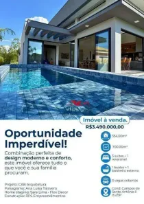 Casa com 4 Quartos à venda, 354m² no Residencial Parque Campos de Santo Antônio II, Itu