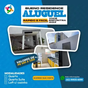 Apartamento com 1 Quarto para alugar, 24m² no Setor Sol Nascente, Goiânia