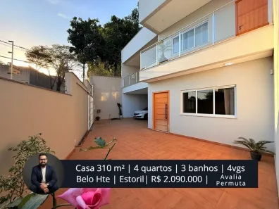 Casa com 4 Quartos à venda, 310m² no Estoril, Belo Horizonte