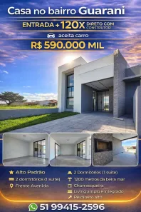 Casa com 2 Quartos à venda, 81m² no Capão da Canoa, Capão da Canoa