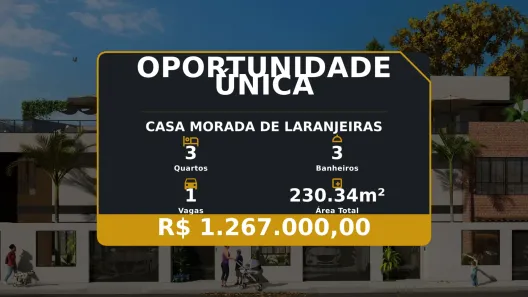 Casa com 3 Quartos à venda, 230m² no Morada de Laranjeiras, Serra