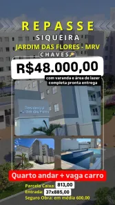Apartamento com 2 Quartos à venda, 44m² no Bom Jardim, Fortaleza