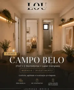 Apartamento com 2 Quartos à venda, 37m² no Jardim Aeroporto, São Paulo