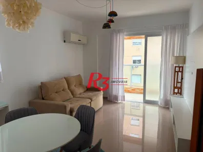 Apartamento com 2 Quartos para alugar, 76m² no Ponta da Praia, Santos