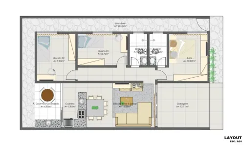 Casa de Condomínio com 3 Quartos à venda, 88m² no Centro, Ananindeua